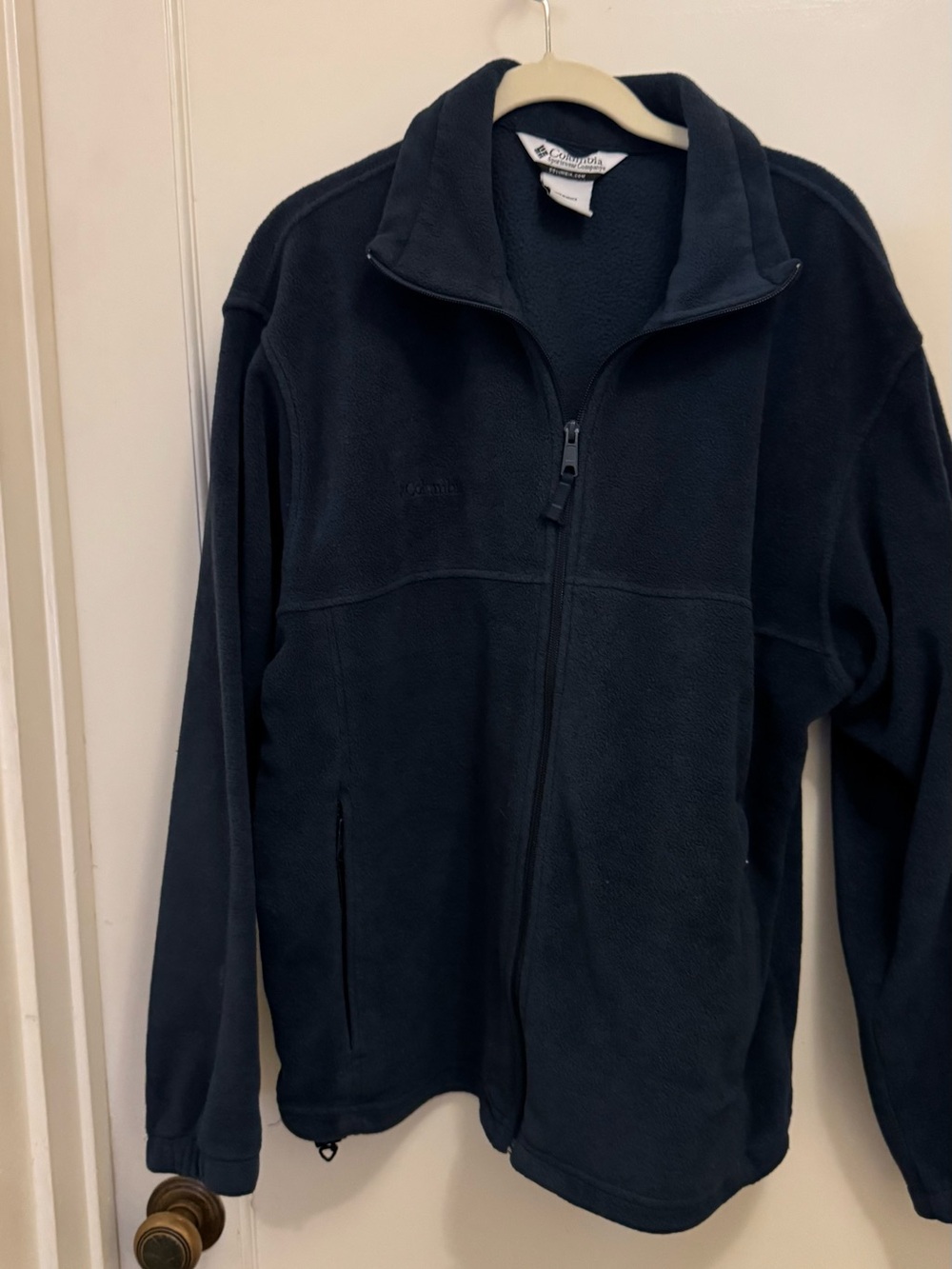 Columbia Men's Navy Full-Zip Performance Fleece Jacket